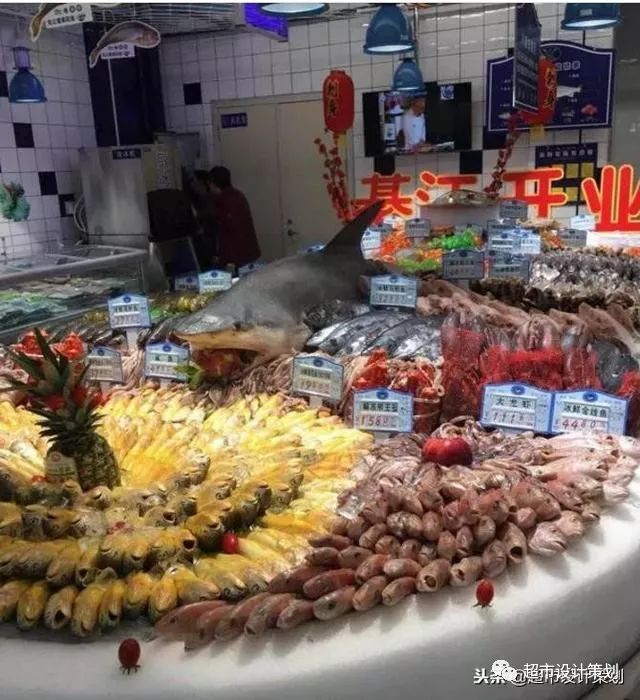 大润发西部店水产与干货区农产品陈列布局探究